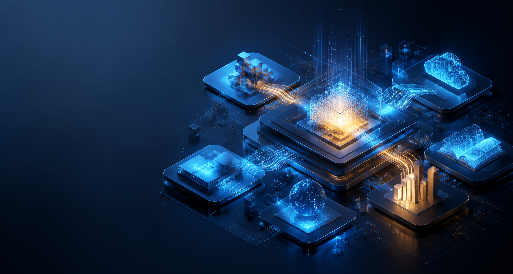 Abstract connected enterprise systems and learning network
